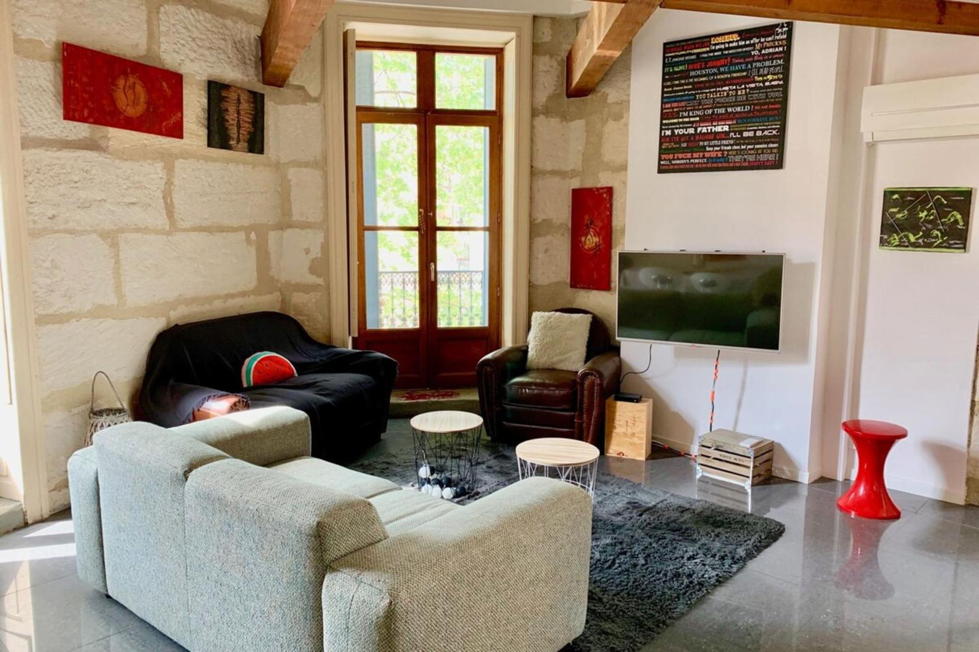 The Duplex- Air-Conditioned 3 Bedrooms In The Center Of Montpellier! Luaran gambar