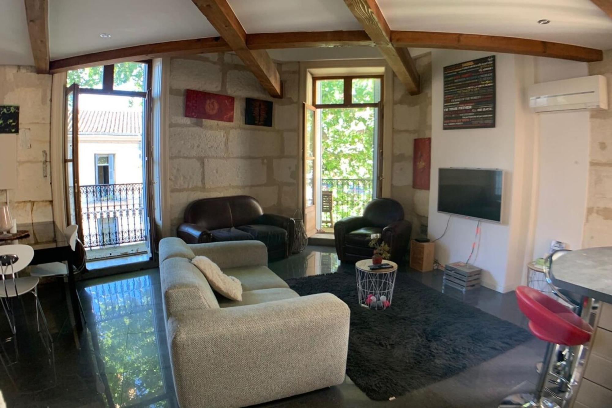 The Duplex- Air-Conditioned 3 Bedrooms In The Center Of Montpellier! Luaran gambar