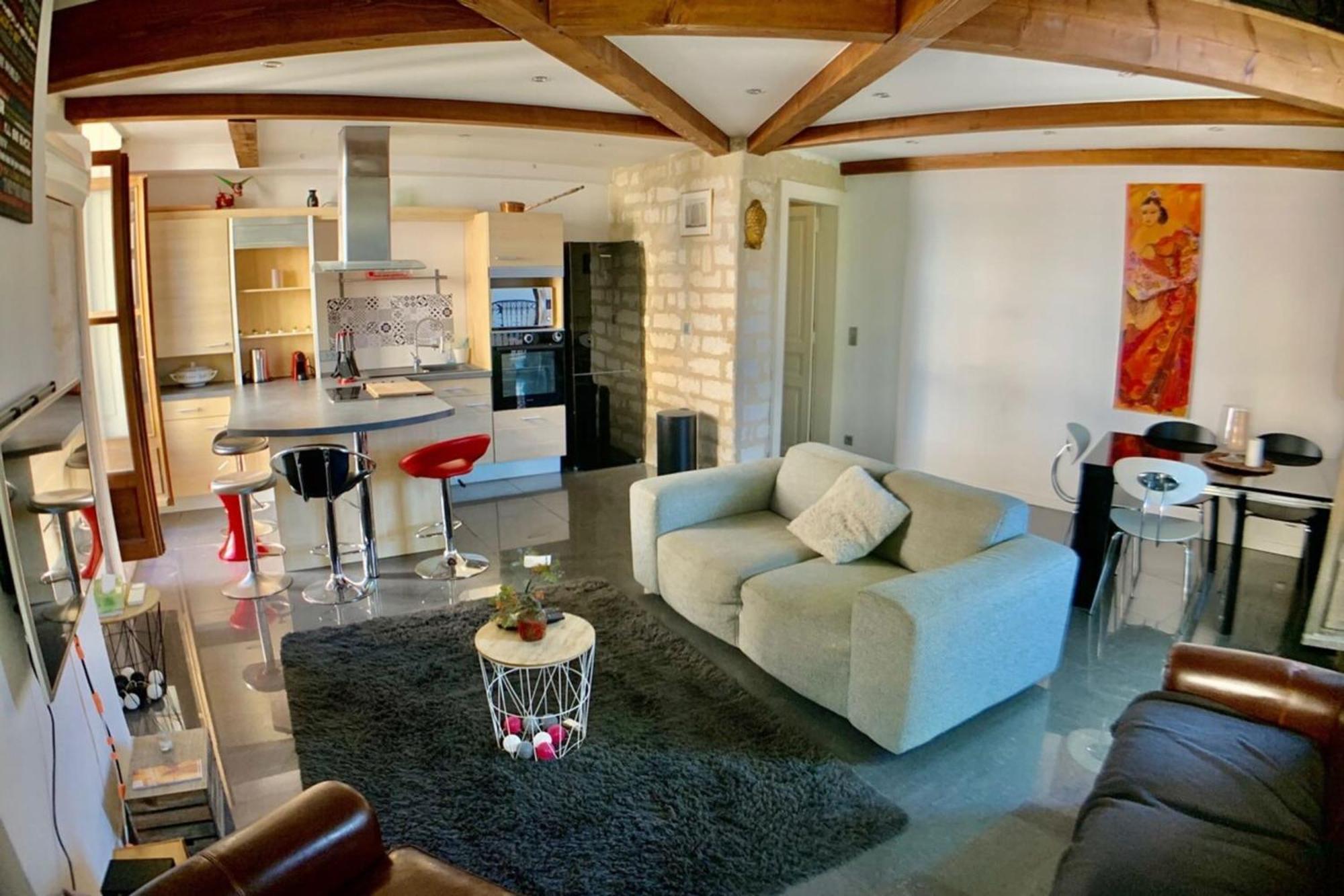 The Duplex- Air-Conditioned 3 Bedrooms In The Center Of Montpellier! Luaran gambar