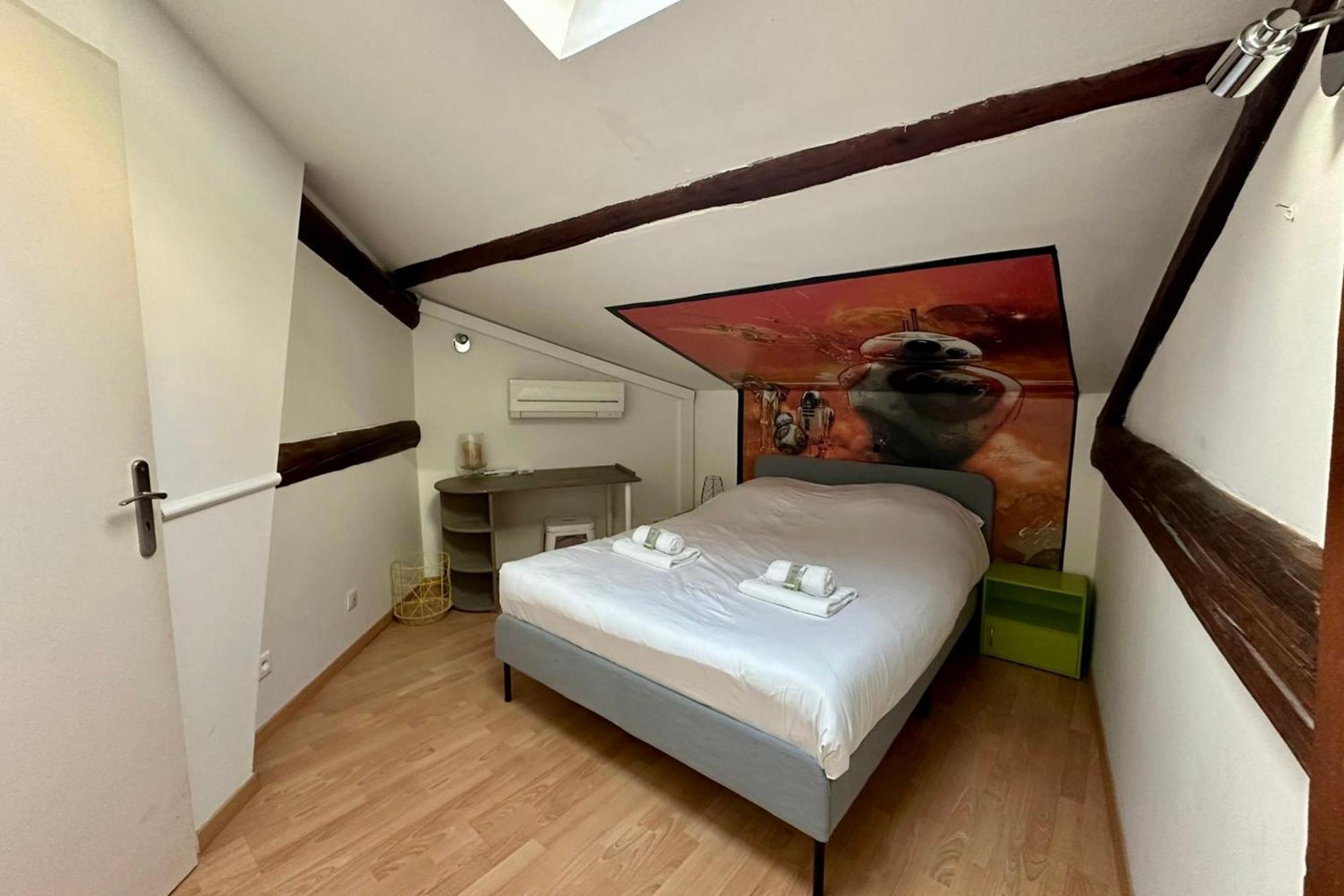 The Duplex- Air-Conditioned 3 Bedrooms In The Center Of Montpellier! Luaran gambar