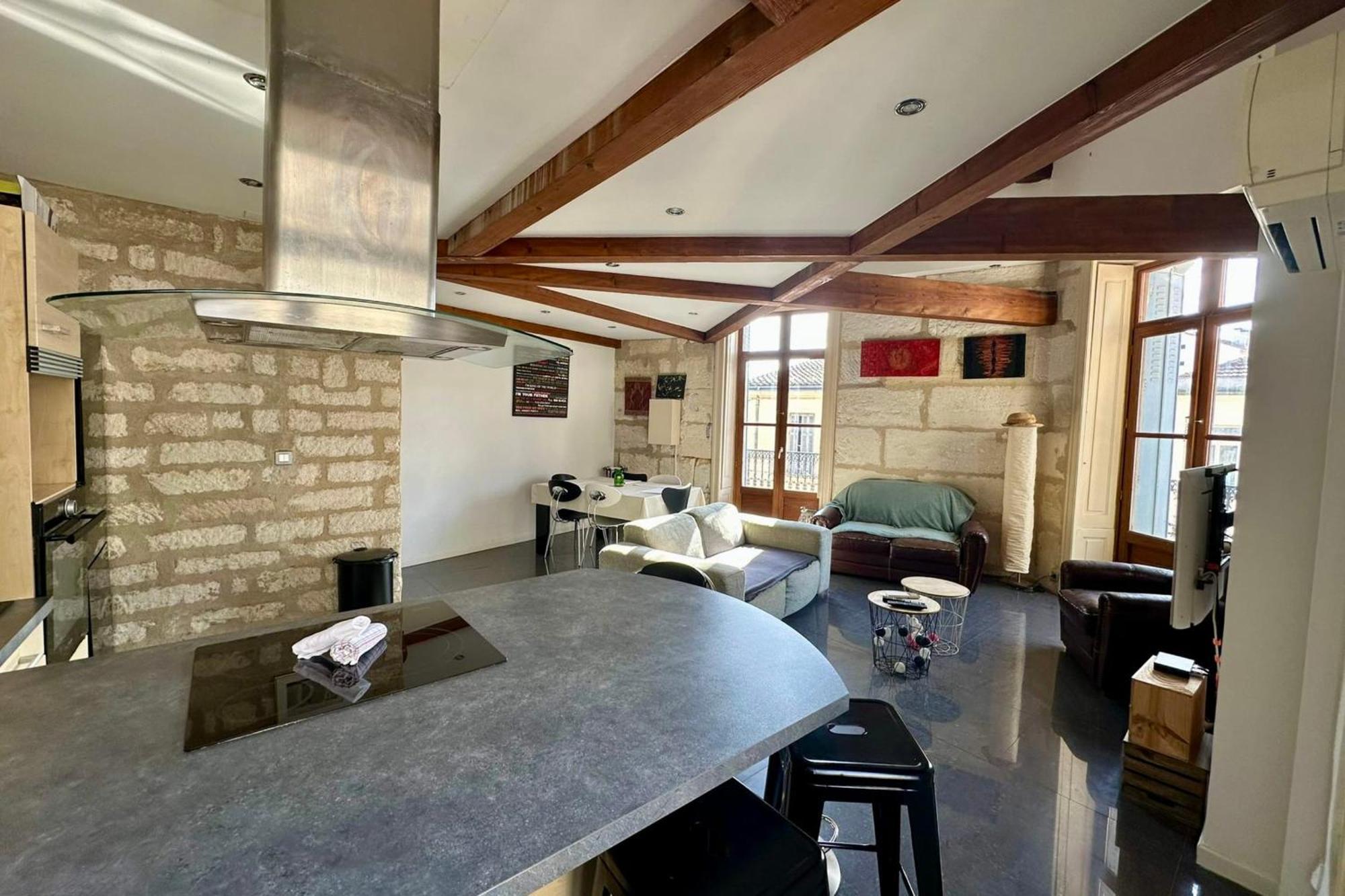 The Duplex- Air-Conditioned 3 Bedrooms In The Center Of Montpellier! Luaran gambar